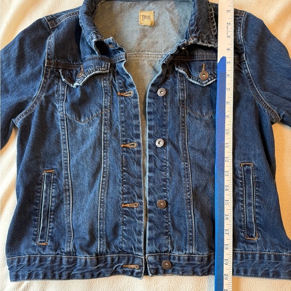Tru Craft Blue Jean Jacket Size L - Picture 4 of 5